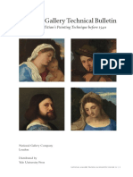 National Gallery Technical Bulletin: Titian's Painting Technique Before 1540