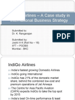 IndiGo Airlines International Business Strategy Case Study