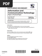 Ict Practical Paper Year 11