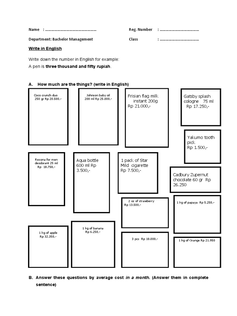 Lesson 4 in A Shop Assignment (SA) | PDF