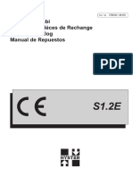 S1.2E Parts Manual Elenco Ricambi Manuel Des Pièces de Rechange Ersatzteilkatalog Manual de Repuestos