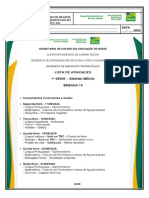 Lista 1 Série Semana 15 para o Estudante