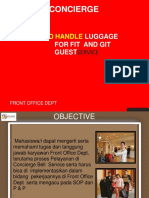 5. HOW TO HANDLE LUGGAGE  FOR FIT AND GIT-(CONCIERGE)