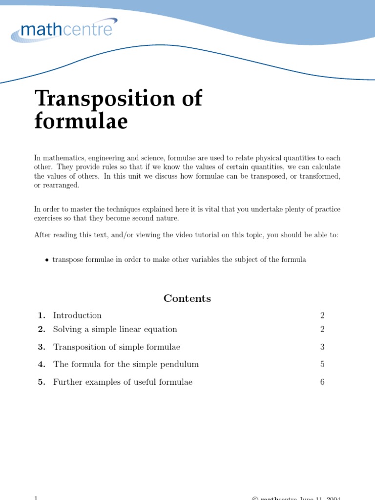 Web Formulae2 Tom | PDF | Teaching Methods & Materials