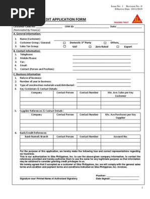 CC008 Customer Credit Application Form - SIKA (1) (1)