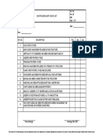 HSE FRM-29 Scaffolding Audit Check List
