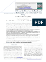 Public Relations Between The School and The Family and Its Reflections On The Scientific Level of Students: A Case Study
