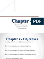 Relational Algebra and Relational Calculus Transparencies