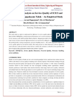 Comparative Analysis On Service Quality of ICICI and SBI Bank in Rajapalayam Taluk - An Empirical Study