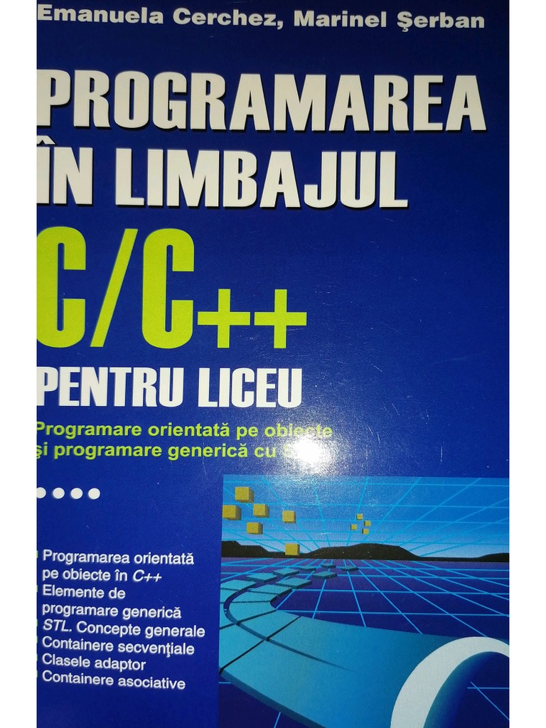 Programare Orientata Pe Obiecte Cerchez | PDF