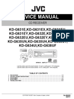 JVC KDG 632 Service Manual