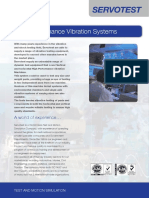 High Performance Vibration Systems: A World of Experience