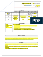 NMIMS SOL Navi Mumbai CV Format