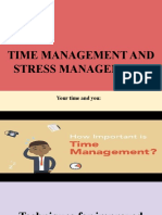 Time Management and Stress Management