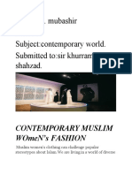 Muslim Women Fashion (Roll#42)