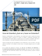 Guía Completa de Estambul 2021 - Qué Ver y Hacer en Estambul, Turquía