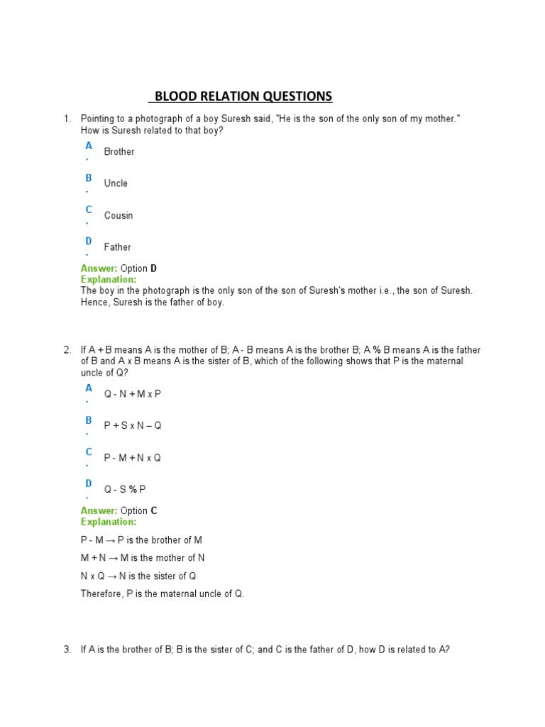 blood-relation-questions-pdf-interpersonal-relationships-living-arrangements