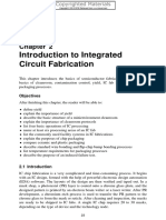 Introduction To Integrated Circuit Fabrication: Objectives