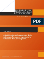 3 Como Elaborar Una Justificación