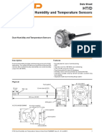 Thermistor Temperature Sensors Data Sheet | PDF | Duct (Flow) | Screw