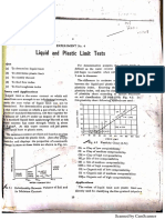 Liquid and Plastic Limits