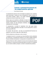 Avaliação Funcional, A Principal Ferramenta Da ABA