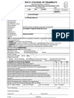 ADR Reporting Form for Mesco College of Pharmacy
