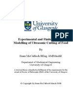 Experimental and Finite Element Modelling of Ultrasonic Cutting of Food - noPW - McCulloch
