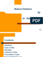 Medical Statistics: by Dr. Wafaayousif