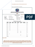 Result: Maharshi Dayanand University, Rohtak