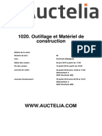 1020 Outillage Et Matériel de Construction Catalogue