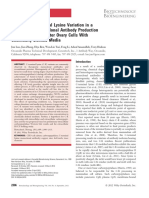 Probing of C Terminal Lysine