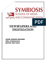 Newspapers and Digitization