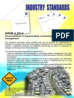 SIRIM 4:2014: Good Practices in Implementing Commuting Safety Management