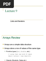 L09 - Lists & Iterators