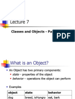 Classes and Objects - Part I