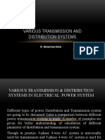 Lecture 2 Comparison Between Various Transmission and Distribution Systems