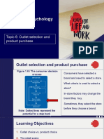 Outlet Selection and Product Purchase