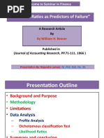 Download Financial Ratios as predictor of failure by Rajendra Lamsal SN51958288 doc pdf