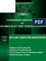 Condition Monitoring in Hydro Electric Power Stations