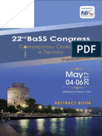Abstract Book 22nd BaSS Congress 2017