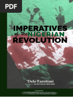 Imperatives of The Nigerian Revolution by Dele Farotimi