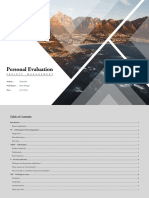 Personal Evaluation - Project Management - Thana Bos