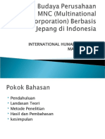 Analisis Budaya Perusahaan MNC (Multinational Corporation)