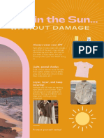 Sun Smart Poster For Textiles