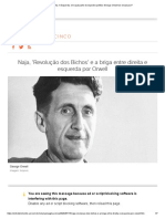 Direita X Esquerda - em Qual Parte Do Espectro Político George Orwell Se Encaixava