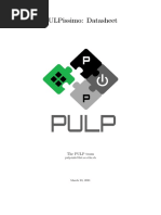 Pulpissimo: Datasheet: The Pulp Team