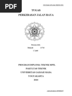 Download TUGAS PERKERASAN JALAN RAYA by Komjen Mulyadi SN51959579 doc pdf