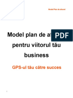 Model Plan de Afaceri