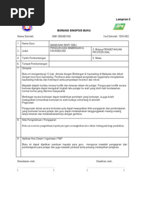 Pengurusan Bimbingan & Kaunseling  PDF